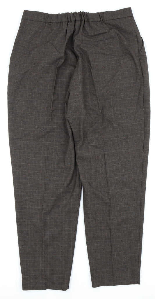 New Look Womens Brown   Sweatpants Trousers Size 12 L23 in