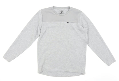 teen boys Boys Grey   Pullover Sweatshirt Size 13 Years