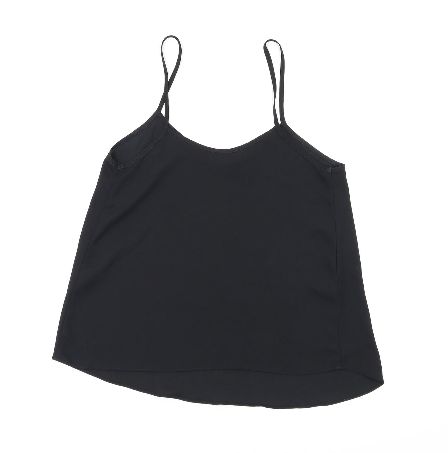 Womens UK Size 6 Topshop Black Basic T-Shirt