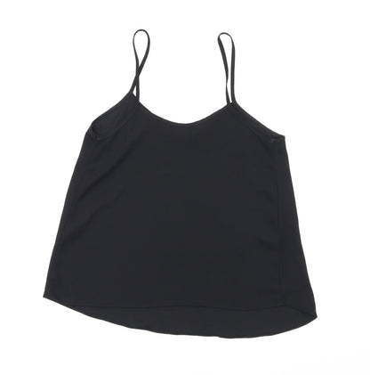 Womens UK Size 6 Topshop Black Basic T-Shirt