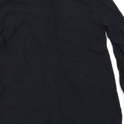 Primark  Womens Black   Basic Button-Up Size 8