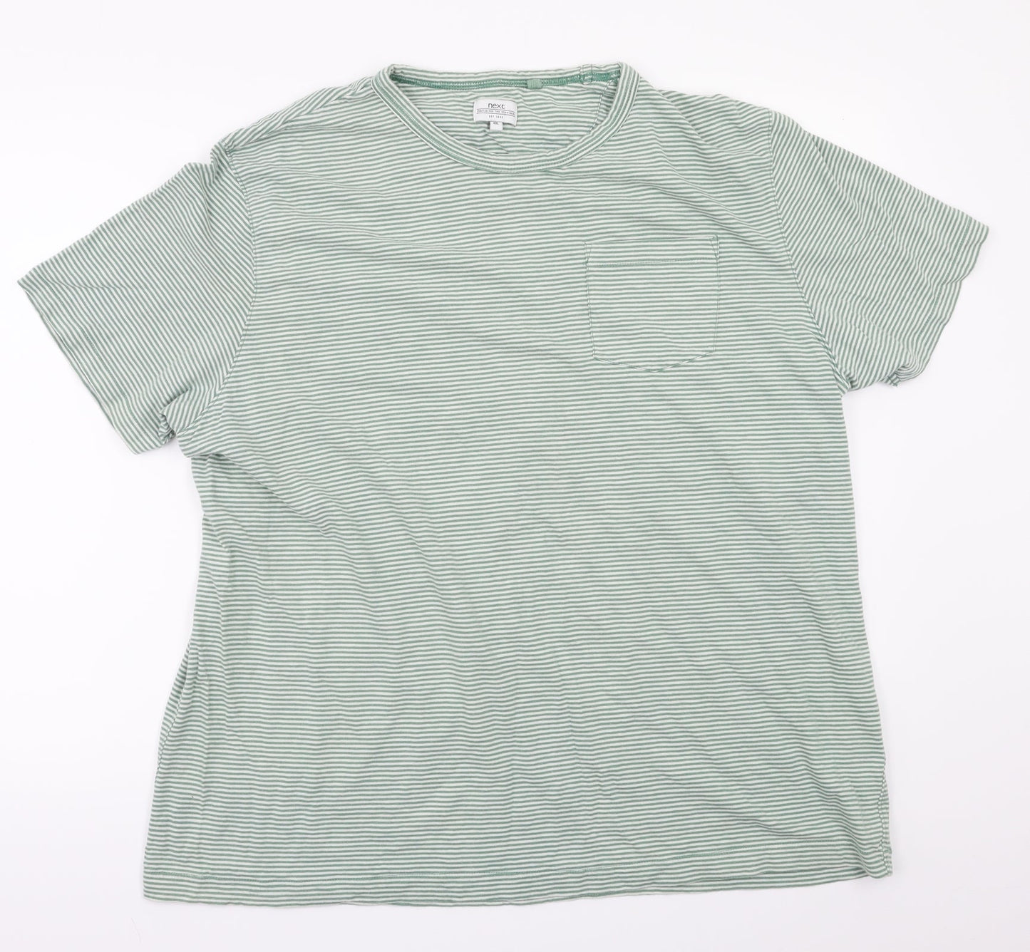 Womens UK Size 2XL NEXT Green Basic T-Shirt