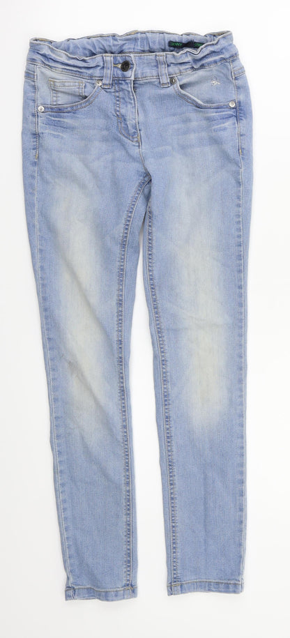 BENETTON JEANS  Girls Blue   Skinny Jeans Size XL