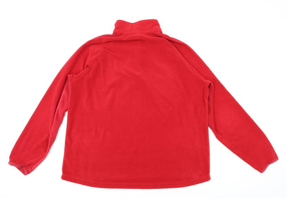 Decathlon Creation Mens Red   Pullover Jumper Size XL  - fleece