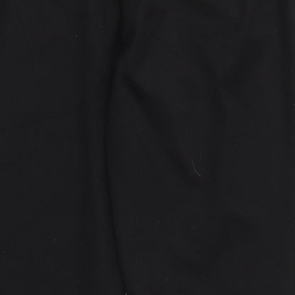 Womens UK Size 14 Preworn Regular Fit  Black Trousers