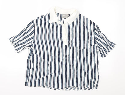 Womens UK Size 10 ASOS Ivory Basic Blouse