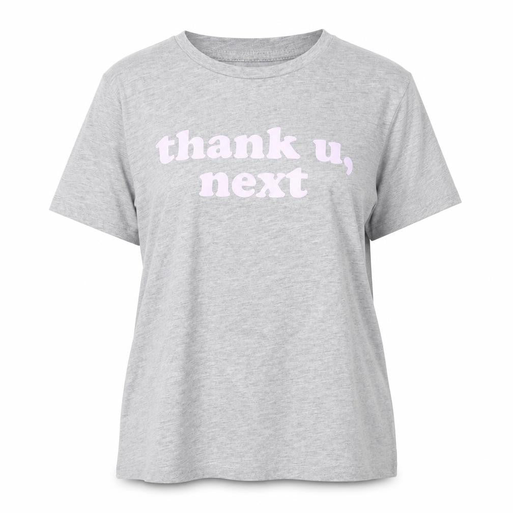 Womens UK Size L Bravado Grey Basic T-Shirt