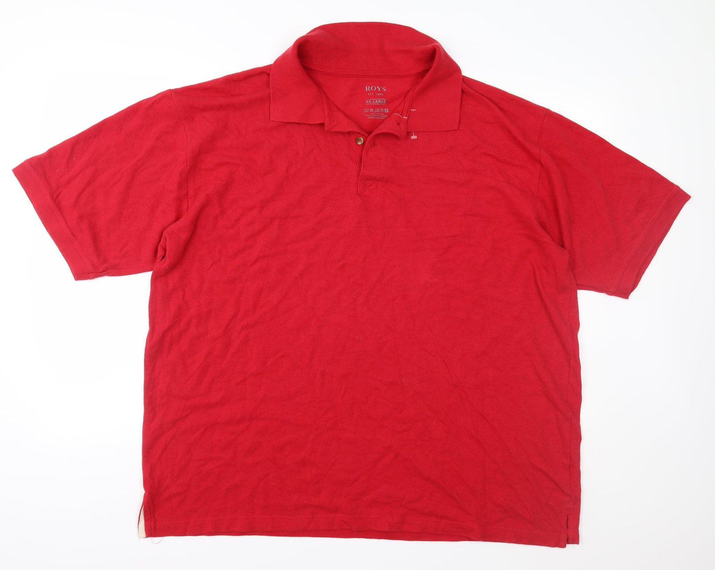 Mens UK Size 2XL Roys Cotton Polo Shirt