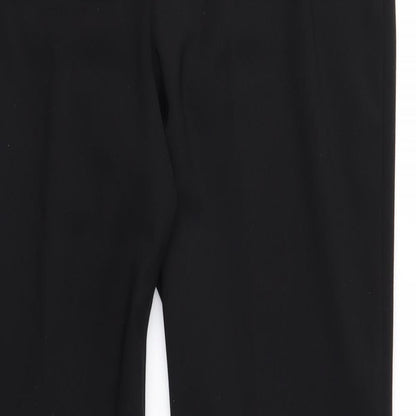 AMARANTO Womens Black   Trousers  Size 10 L31 in