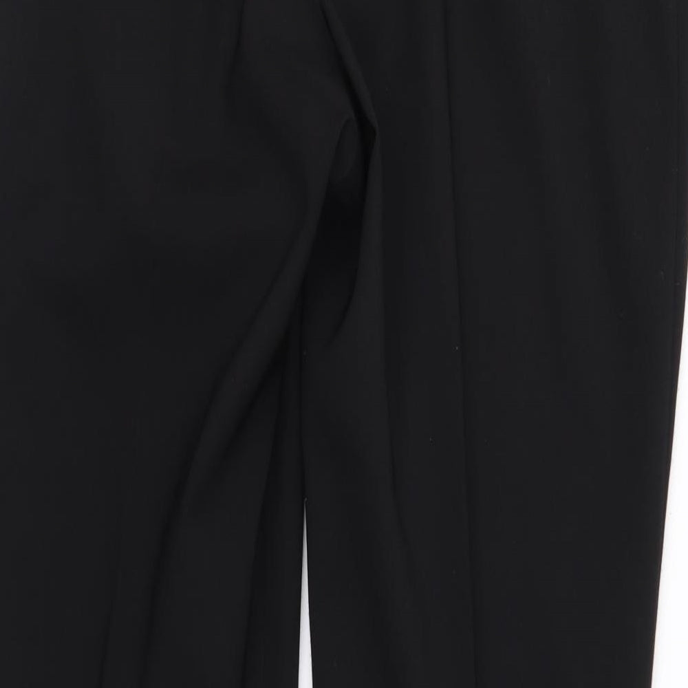 AMARANTO Womens Black   Trousers  Size 10 L31 in