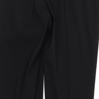 AMARANTO Womens Black   Trousers  Size 10 L31 in