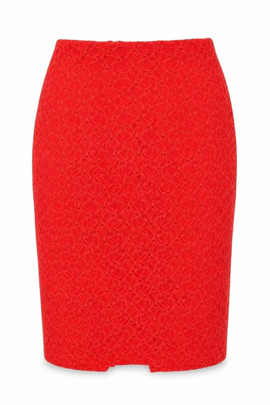 Womens UK Size 12 Papaya Straight & Pencil Lace Skirt