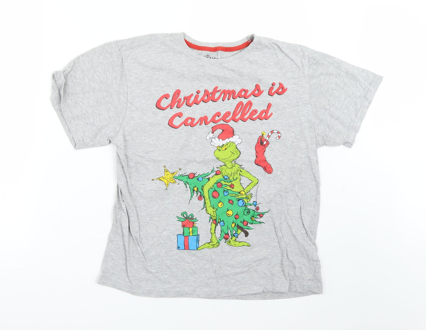 Primark Womens Grey   Basic T-Shirt Size S