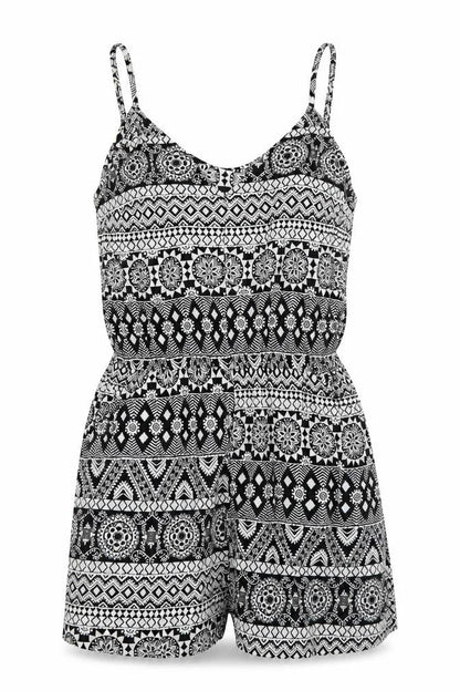Womens UK Size 4 H&M One-Piece White Playsuit