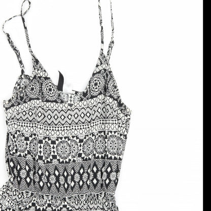 H&M Womens White   Playsuit One-Piece Size 4