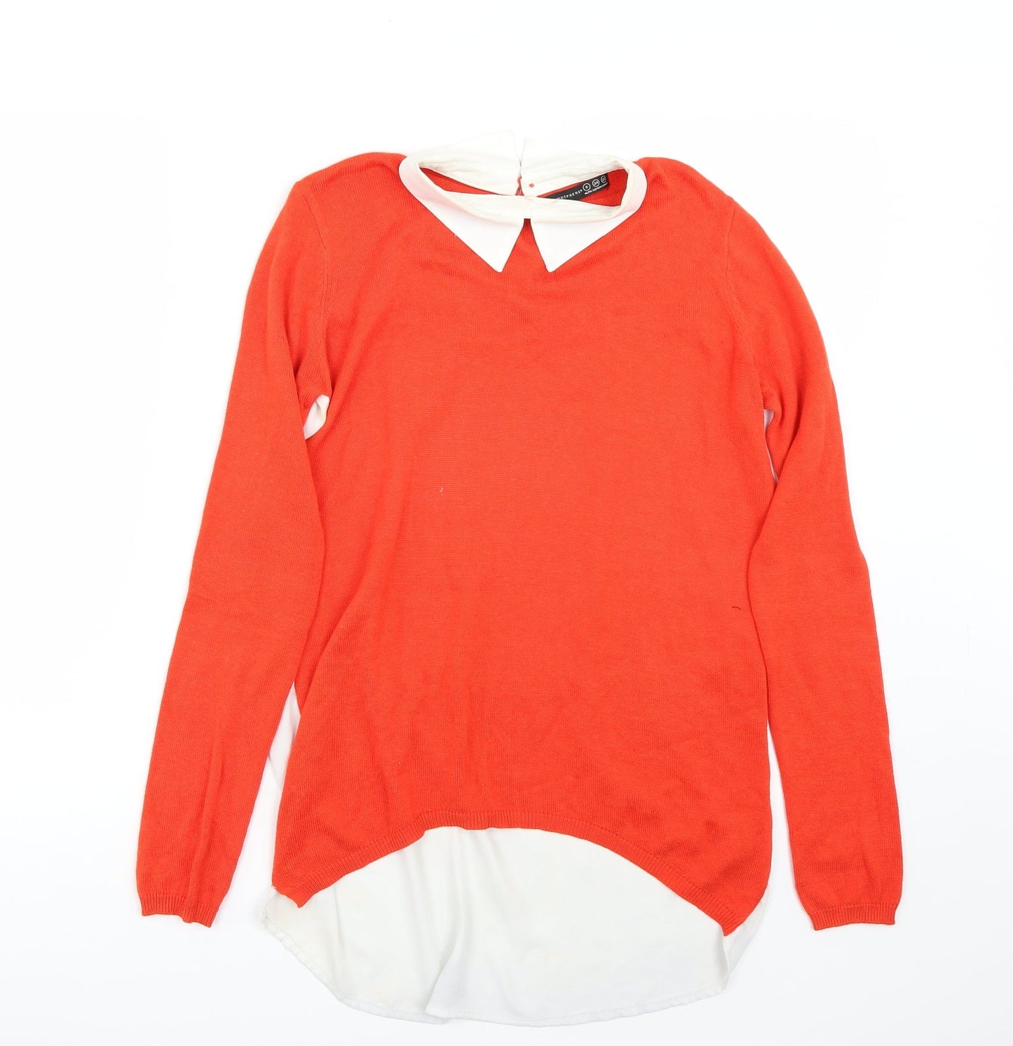 Primark Womens Orange   Basic T-Shirt Size 6