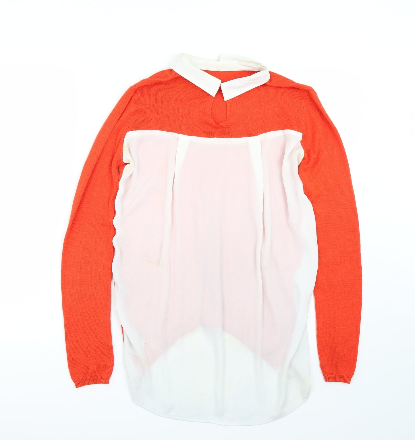 Primark Womens Orange   Basic T-Shirt Size 6