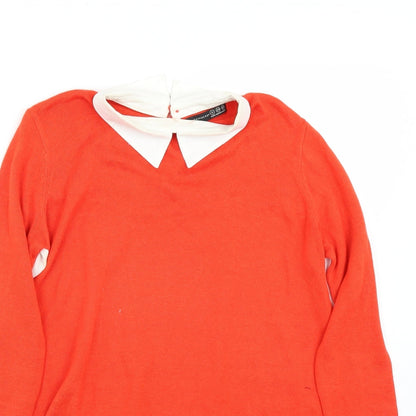 Primark Womens Orange   Basic T-Shirt Size 6
