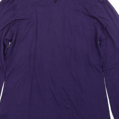 Womens UK Size 12 Oasis Purple Basic T-Shirt