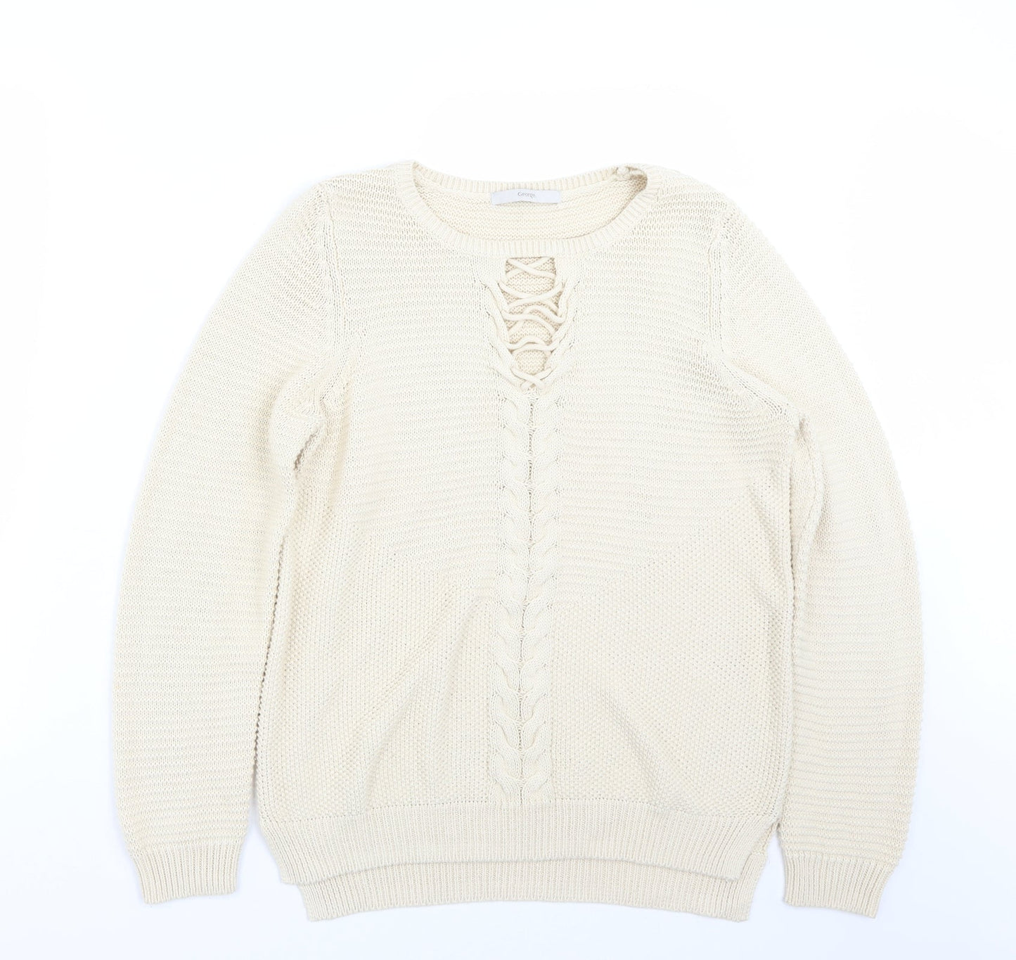George Womens Beige   Pullover Jumper Size 14