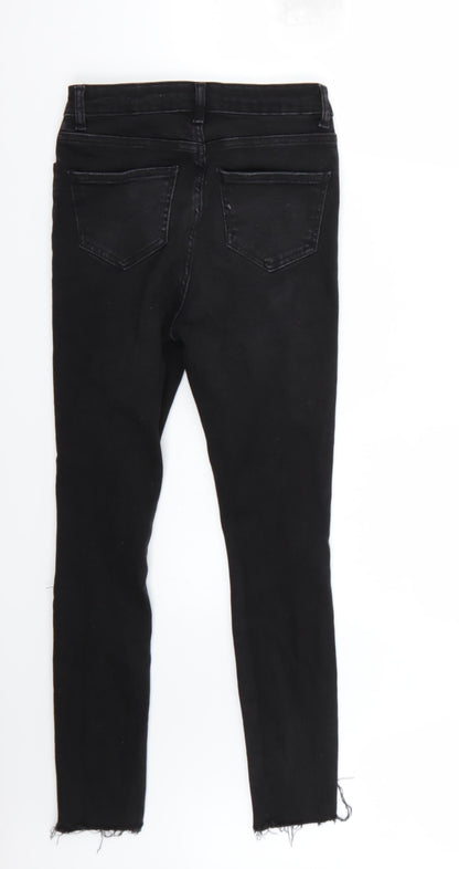 Womens UK Size 10 Newlook Regular Fit Skinny Black Jeans