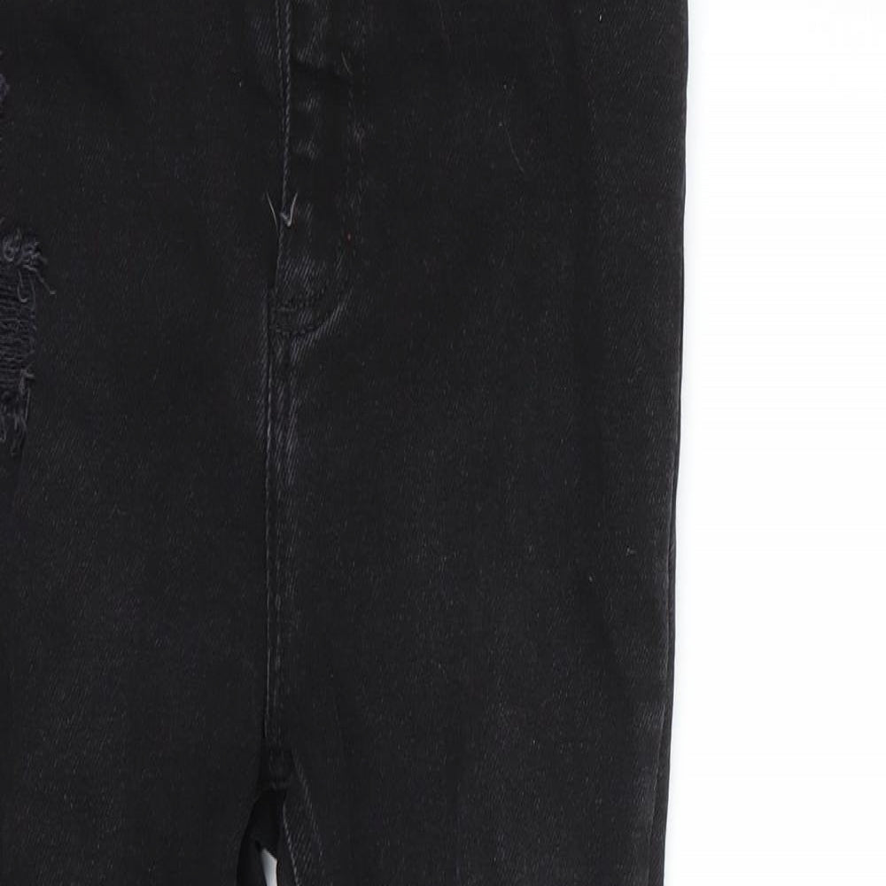 Womens UK Size 10 Newlook Regular Fit Skinny Black Jeans