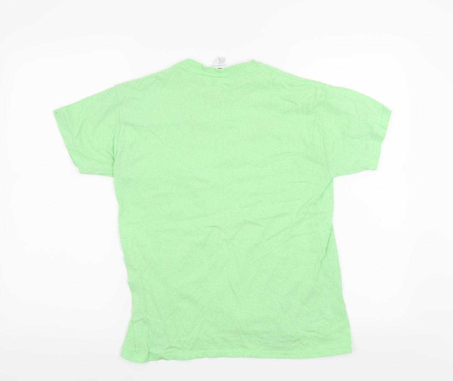 Preworn Girls Green   Basic T-Shirt Size L  - I need Space ,Kennedy Space Center