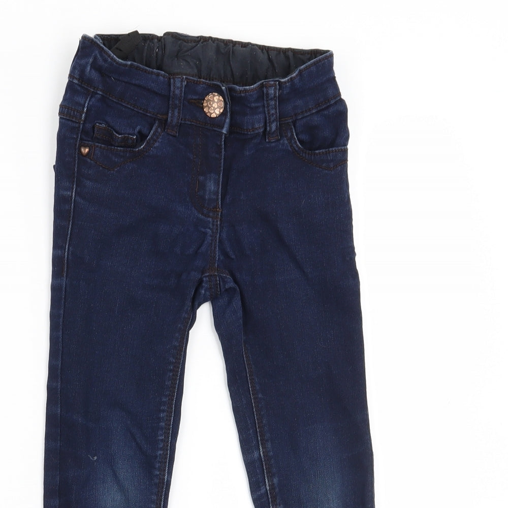 NEXT Girls Blue   Straight Jeans Size 6 Years
