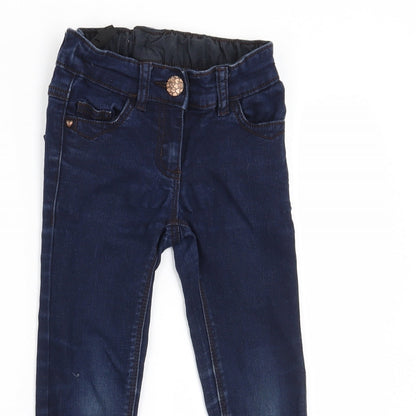 NEXT Girls Blue   Straight Jeans Size 6 Years