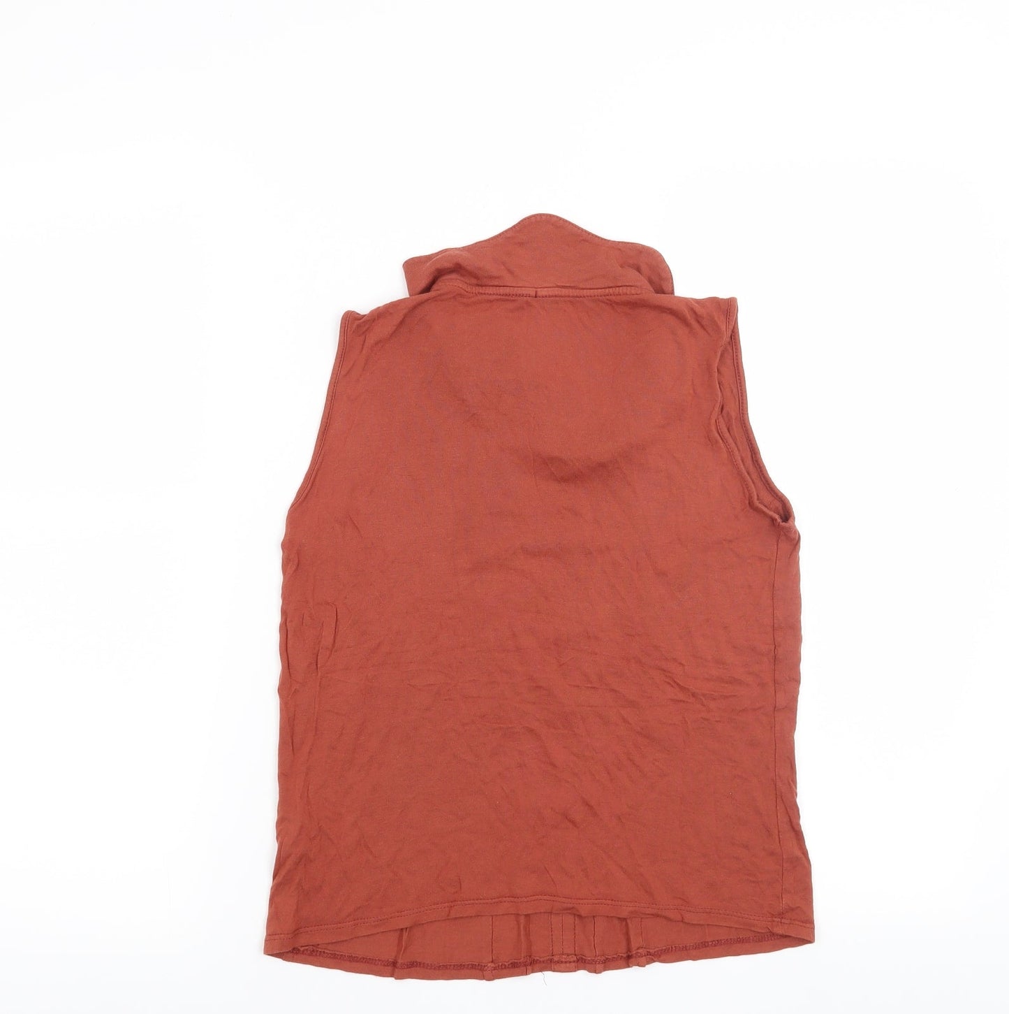 Womens UK Size 8 Atmosphere Orange Basic Blouse