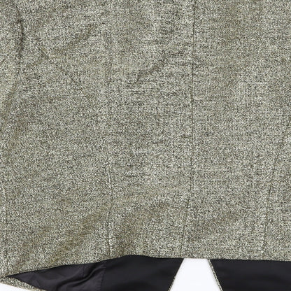 FOREVER 21 Womens Gold   Jacket Blazer Size S