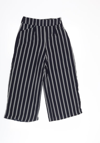 Womens UK Size 6 Bershka Regular Fit  Blue Trousers