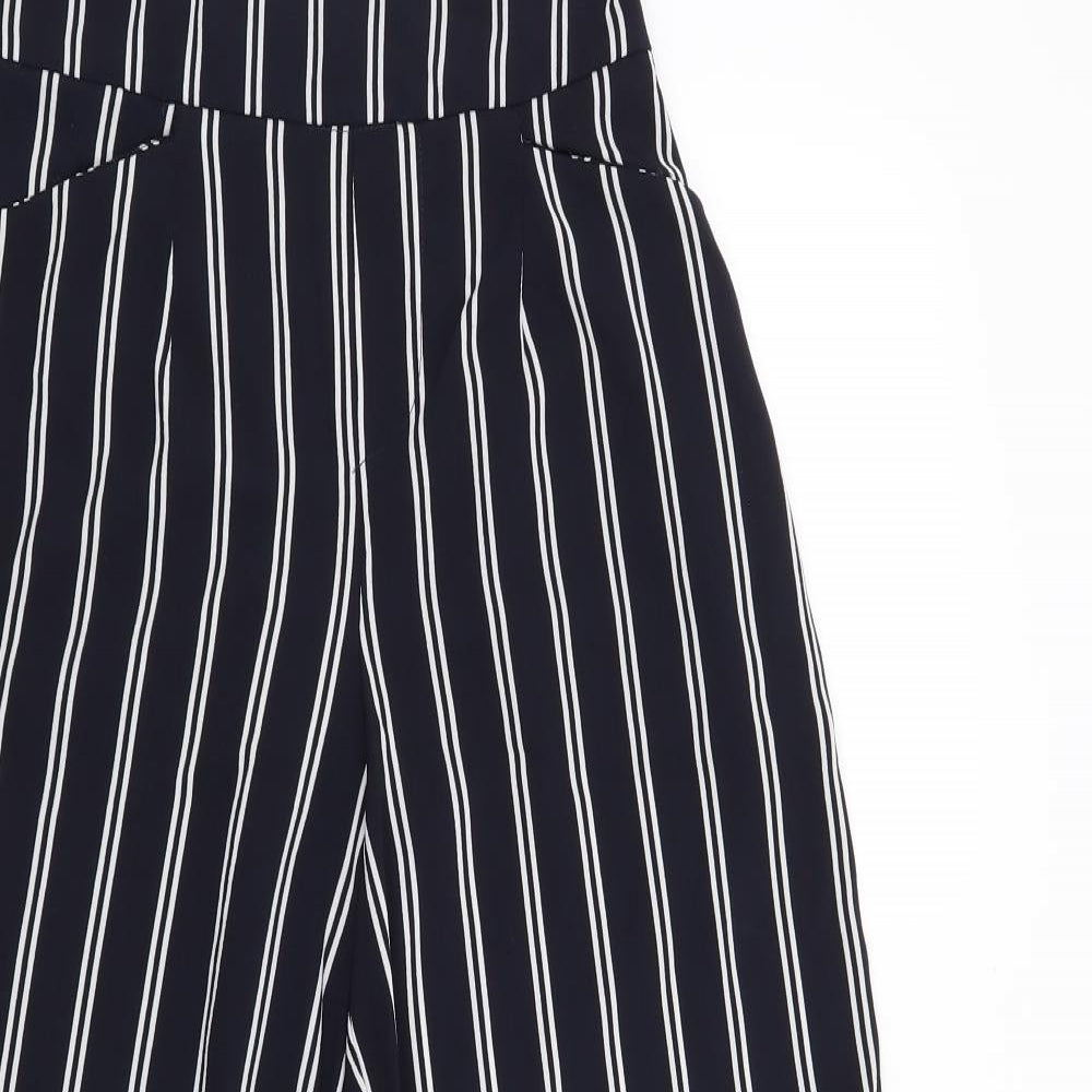 Womens UK Size 6 Bershka Regular Fit  Blue Trousers