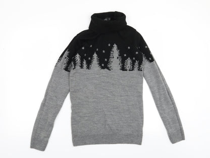 Boohoo Mens Grey   Pullover Jumper Size L