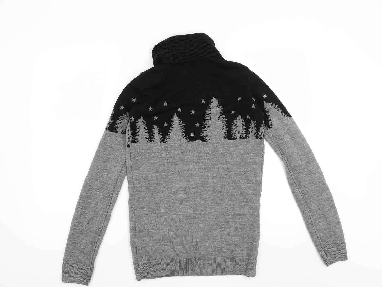 Boohoo Mens Grey   Pullover Jumper Size L