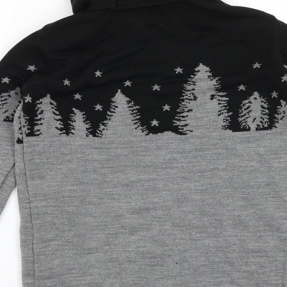 Boohoo Mens Grey   Pullover Jumper Size L