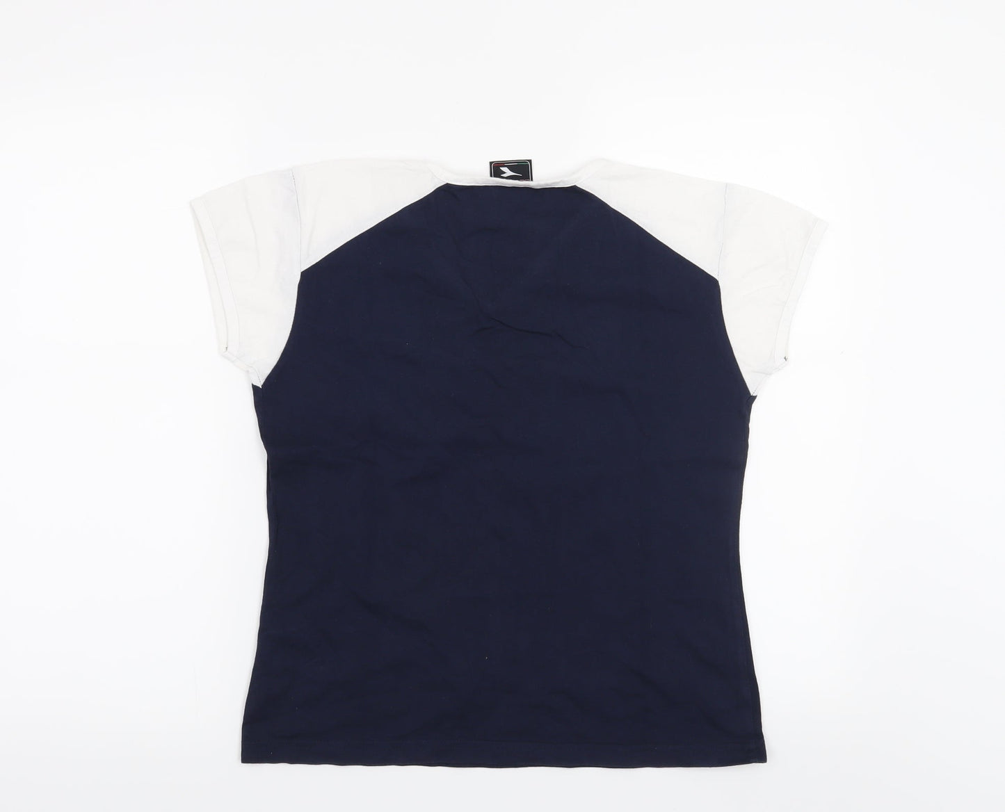 Diadora Womens Blue   Basic T-Shirt Size 14