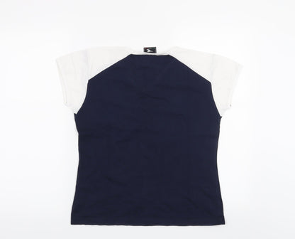 Diadora Womens Blue   Basic T-Shirt Size 14