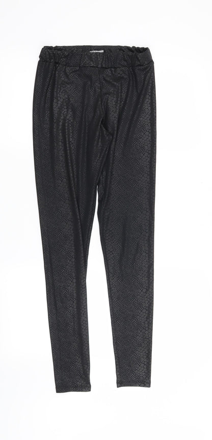 Womens UK Size S H&M  Capri Black Leggings