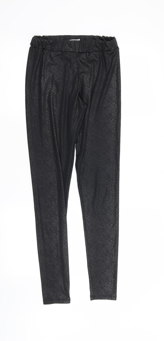 Womens UK Size S H&M  Capri Black Leggings