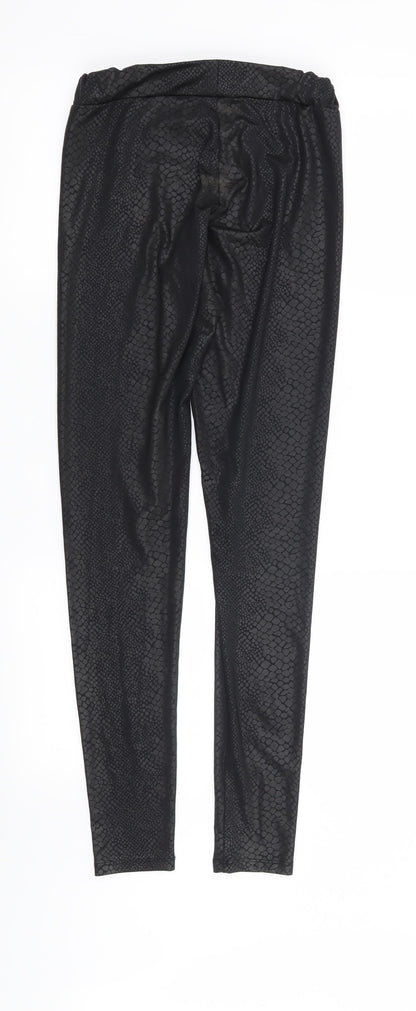 Womens UK Size S H&M  Capri Black Leggings