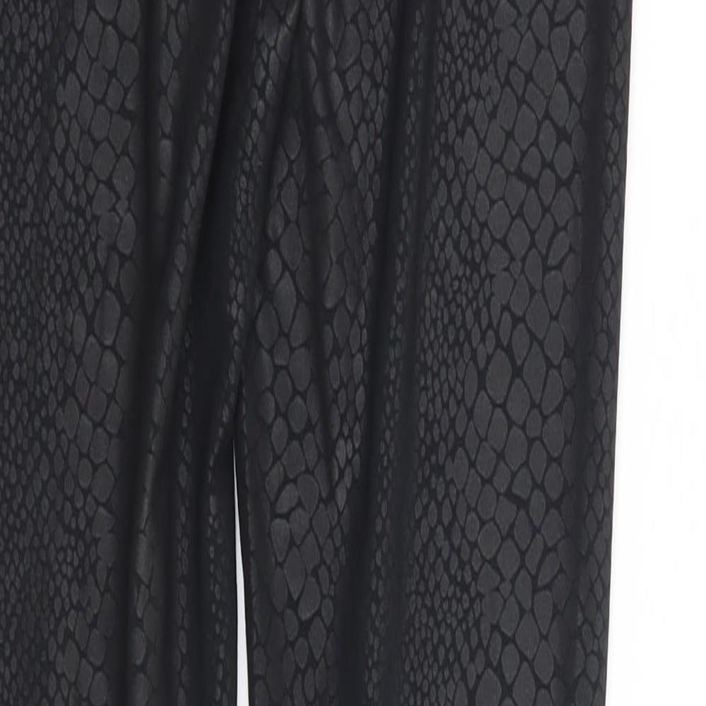 Womens UK Size S H&M  Capri Black Leggings