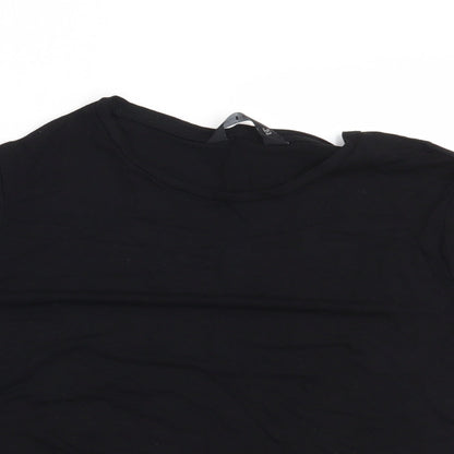 F&F Womens Black   Basic T-Shirt Size 12