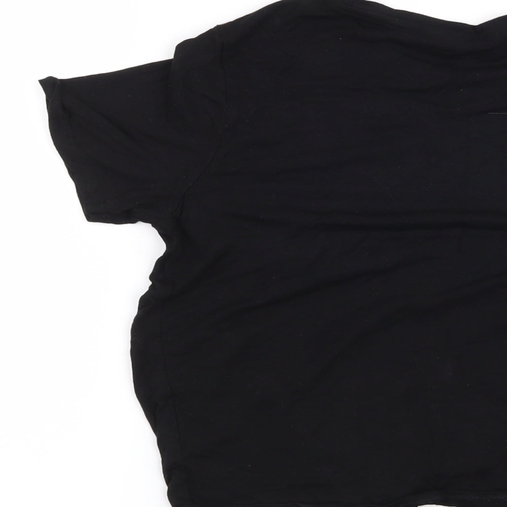 F&F Womens Black   Basic T-Shirt Size 12