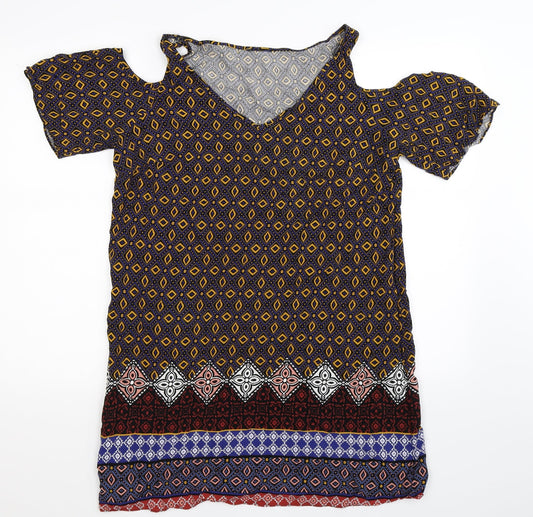 Matalan Womens Multicoloured Geometric  Shift  Size 16