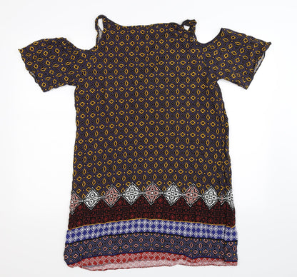Matalan Womens Multicoloured Geometric  Shift  Size 16