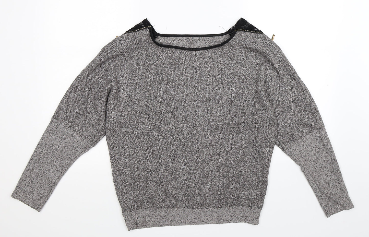 Preworn Womens Grey  Knit Pullover Jumper Size L