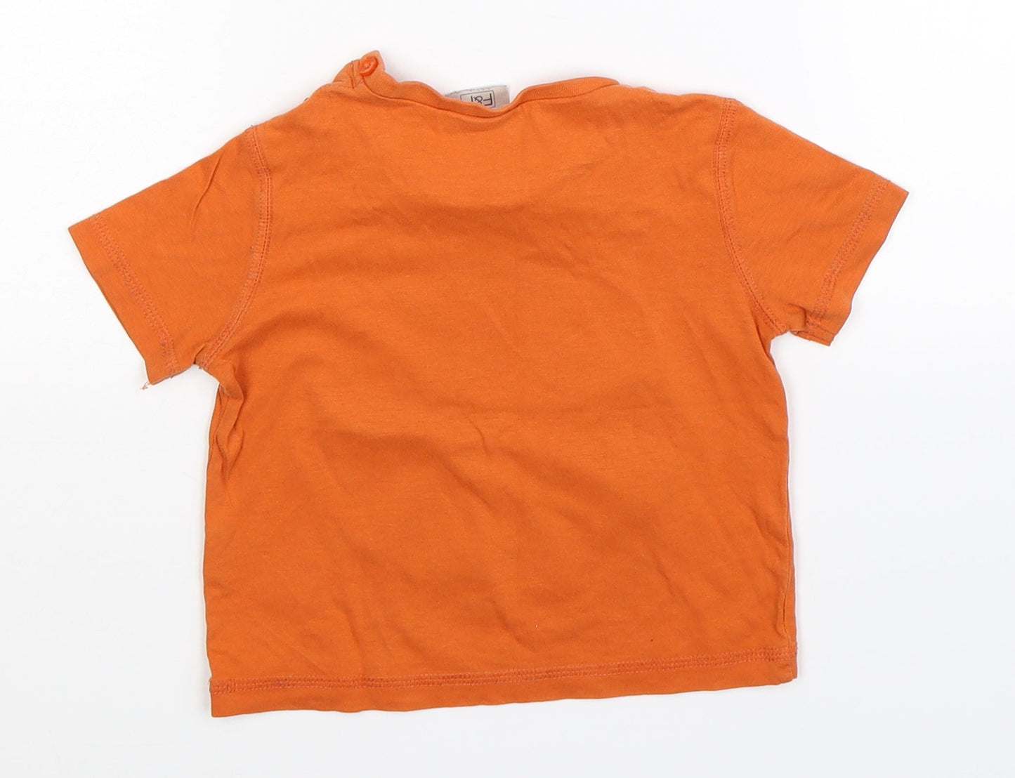 F&F Baby Orange   Pullover T-Shirt Size 12-18 Months