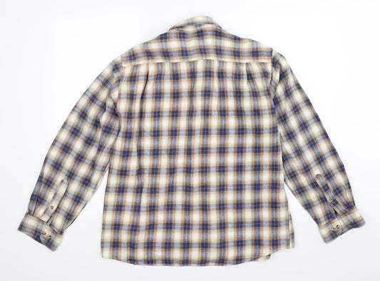 Mens UK Size L Dunnes Stores Multicoloured  Button-Up Long Sleeve Casual Shirt