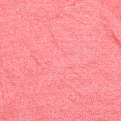 Electric Pink Womens Pink   Basic T-Shirt Size XS